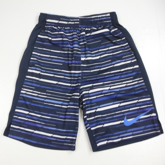 Nike Other - Boys Blue Stripe Nike Dri Fit Basketball Shorts M